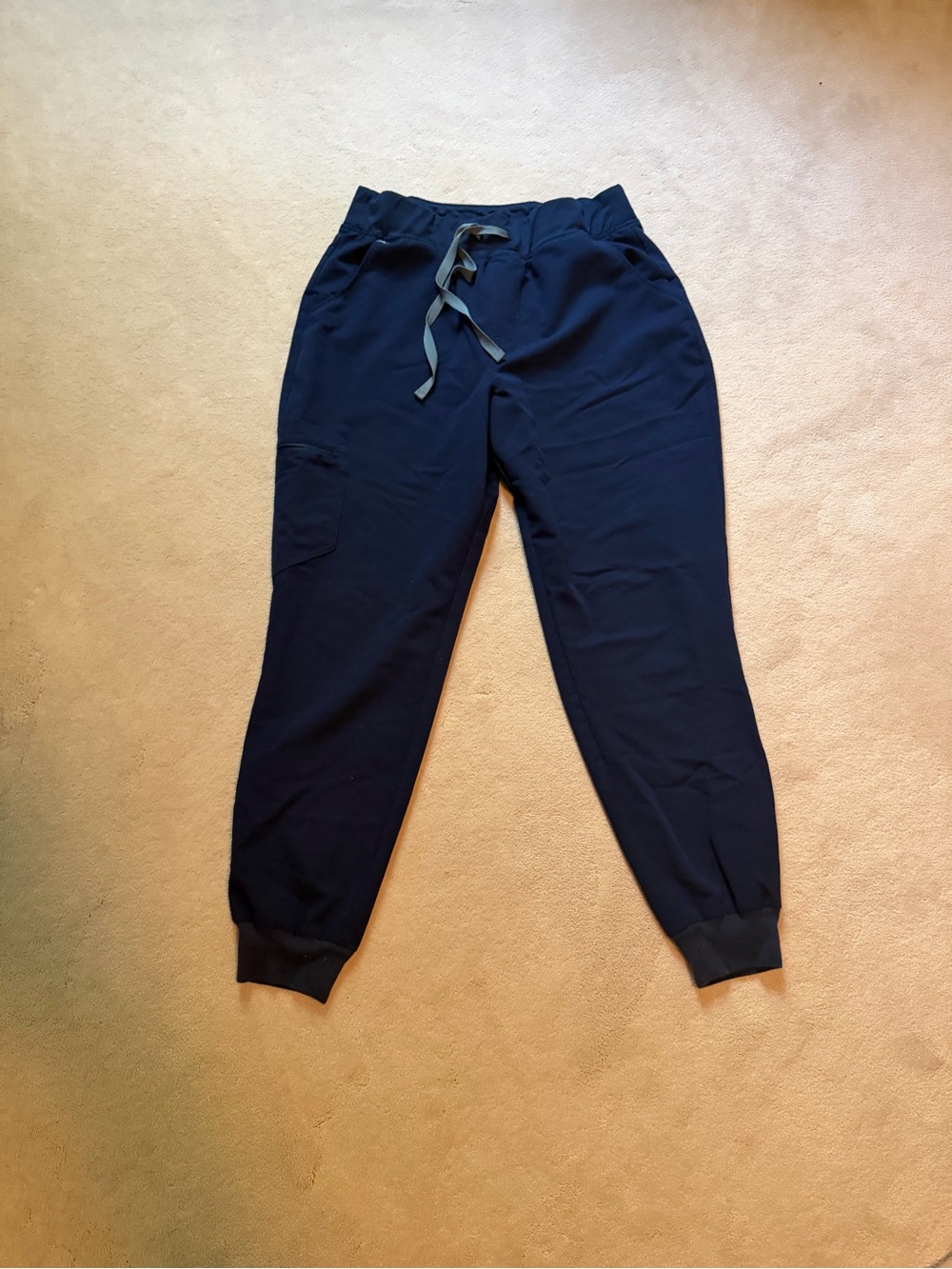 Figs Navy Blue Women's Jogger Pants with Drawstring
